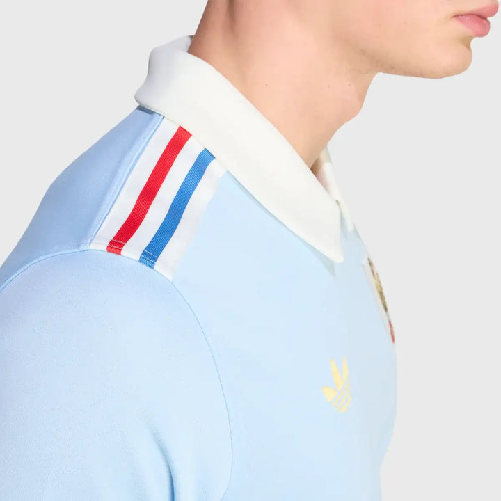 Adidas France Men's Le Crunch 120 Years Replica Rugby Shirt - Rugbystuff.com