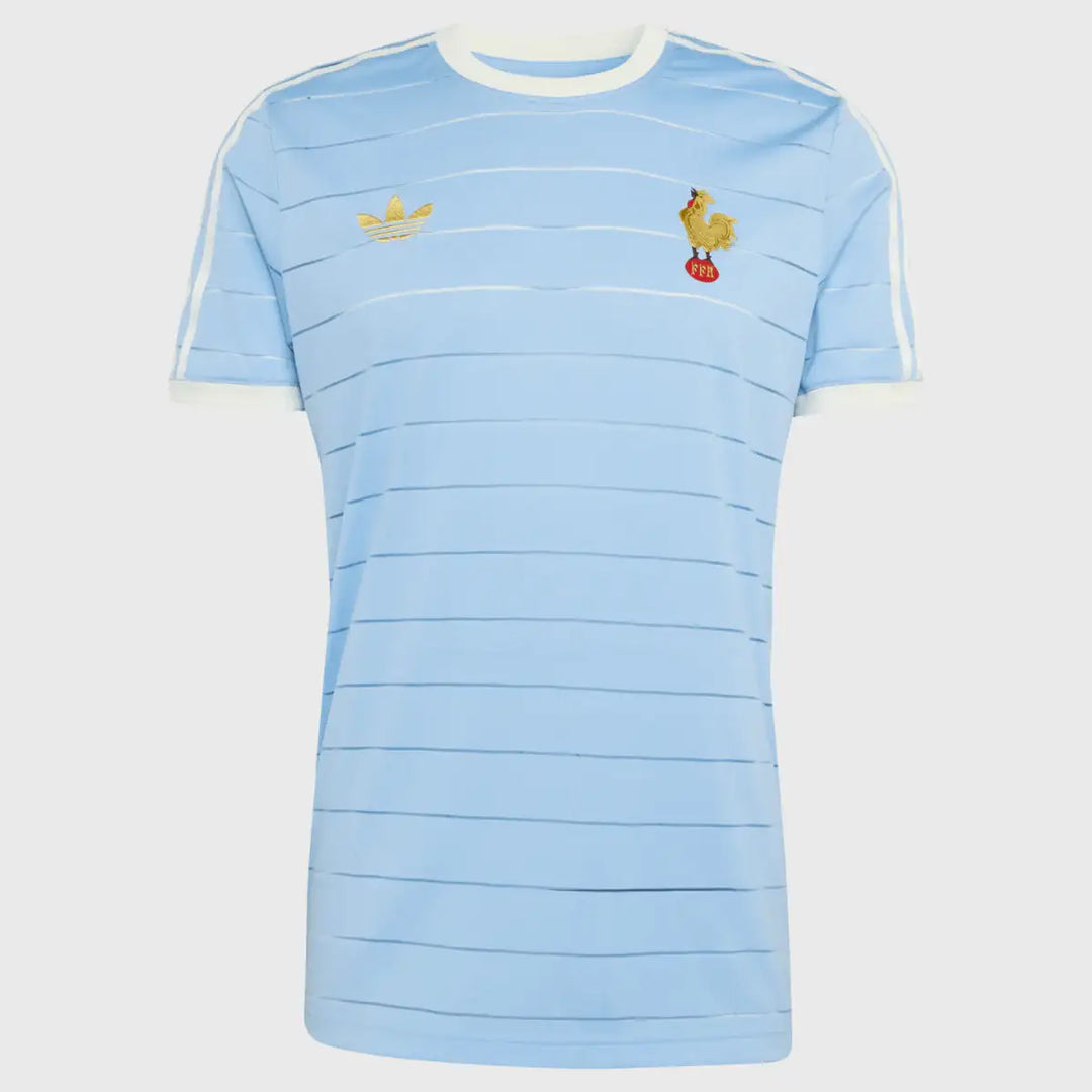 Adidas France Rugby Le Crunch 120 Years Tee Blue - Rugbystuff.com