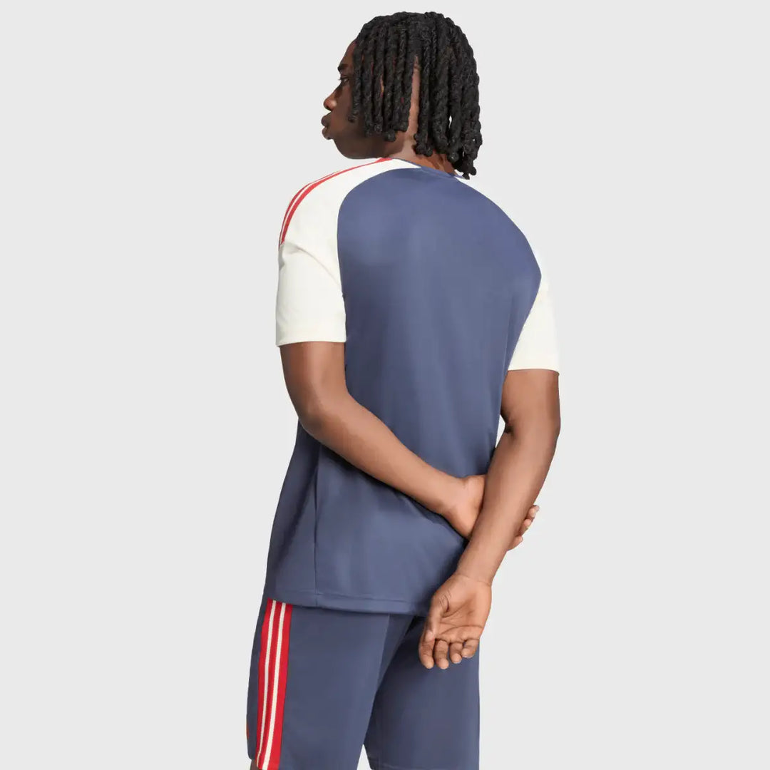 Adidas France Rugby Performance Tee Shadow Navy 2026/27 - Rugbystuff.com