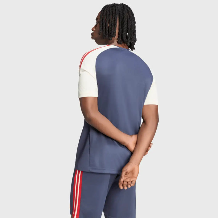 Adidas France Rugby Performance Tee Shadow Navy 2026/27 - Rugbystuff.com