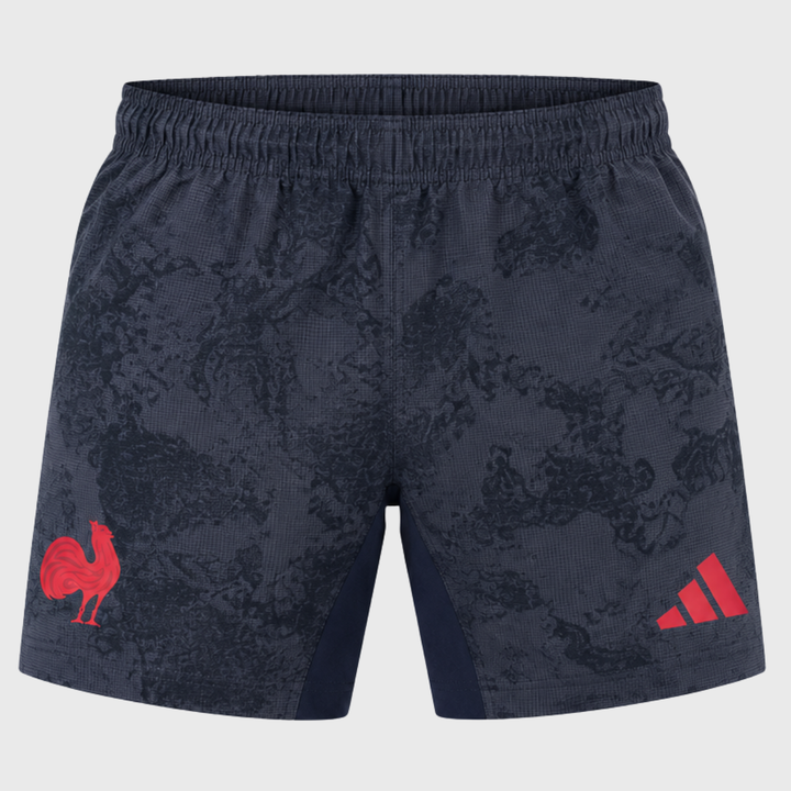 Adidas France Training Rugby Shorts Shadow Navy 2026/27