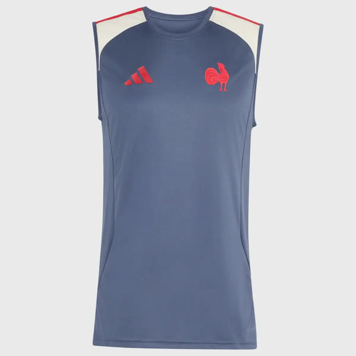AdidasFranceSingletShadowNavy - Rugbystuff.com