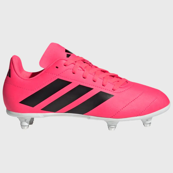 Adidas Junior SG Rugby Boots Solar Turbo Pink - Rugbystuff.com