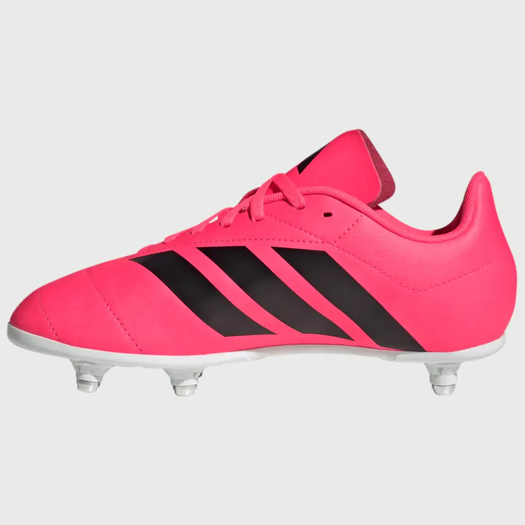 Adidas Junior SG Rugby Boots Solar Turbo Pink - Rugbystuff.com
