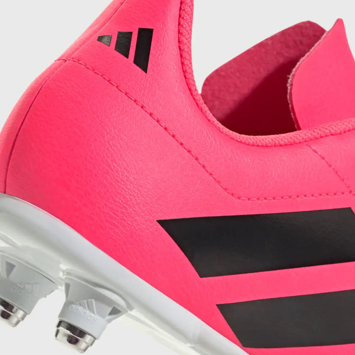Adidas Junior SG Rugby Boots Solar Turbo Pink - Rugbystuff.com