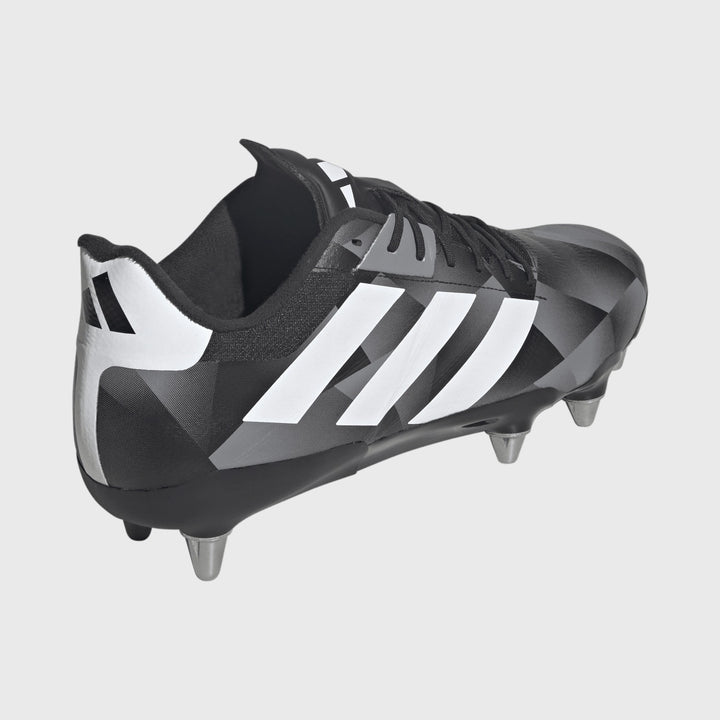 Adidas Kakari RS SG Rugby Boots Black/Grey - Rugbystuff.com