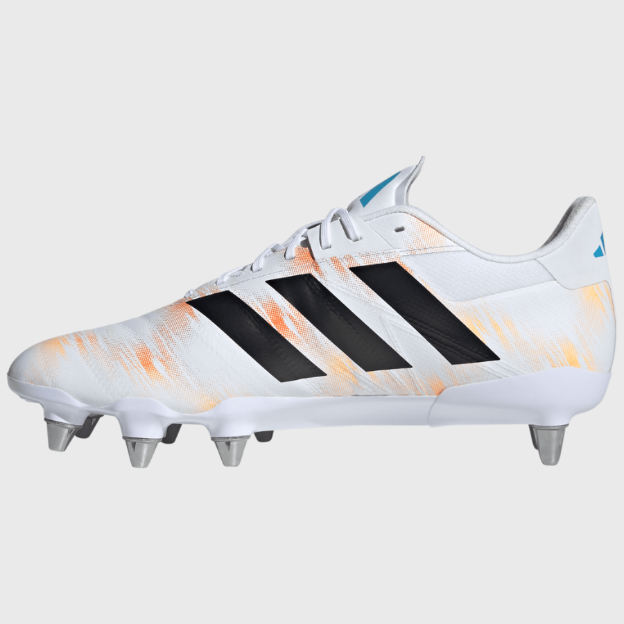 Adidas Kakari RS SG Rugby Boots White/Orange/Blue