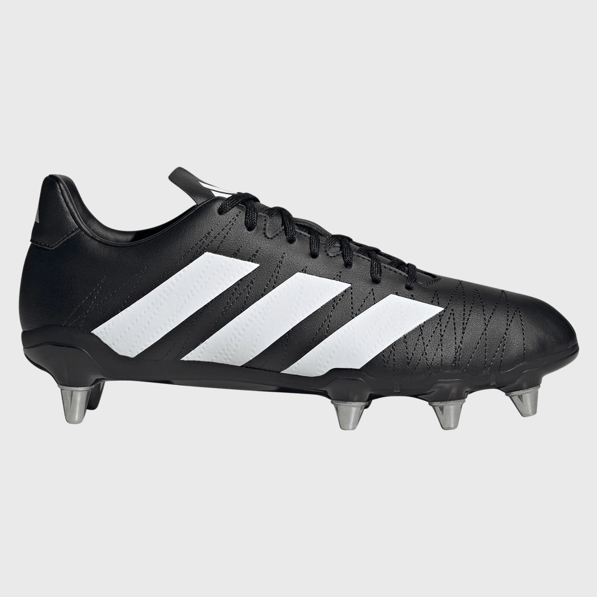 Buy online Adidas Kakari SG Rugby Boots in Black, White and Carbon