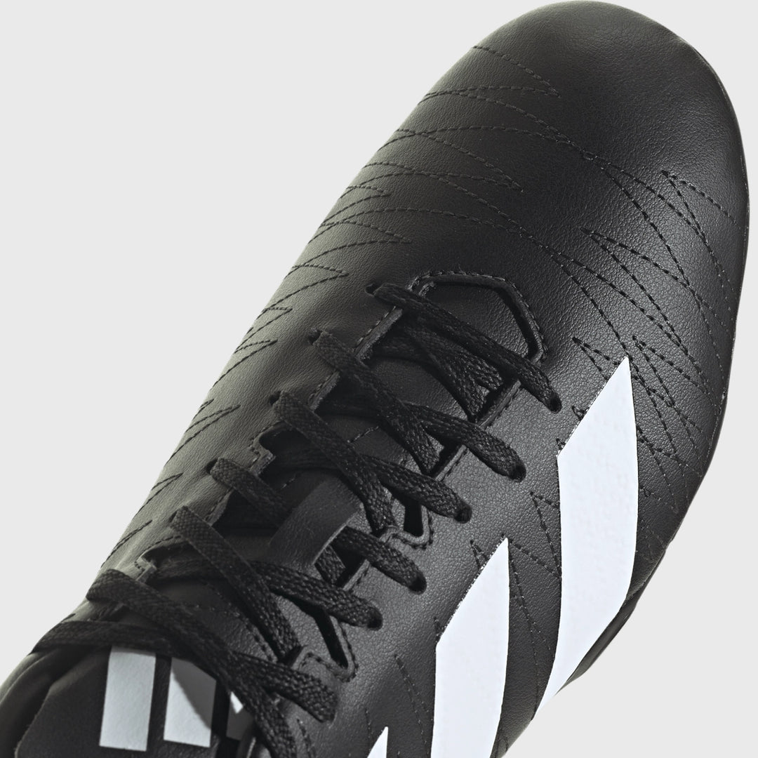 Adidas Kakari SG Rugby Boots Black/White/Carbon - Rugbystuff.com