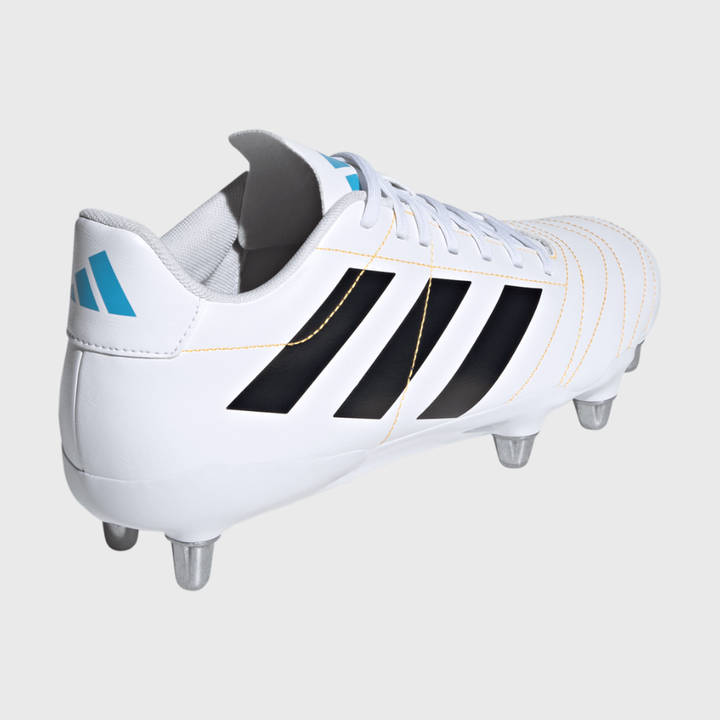 Adidas Kakari SG Rugby Boots White/Orange/Blue
