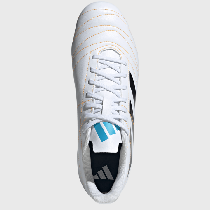 Adidas Kakari SG Rugby Boots White/Orange/Blue
