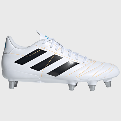 Adidas Kakari SG Rugby Boots White/Orange/Blue