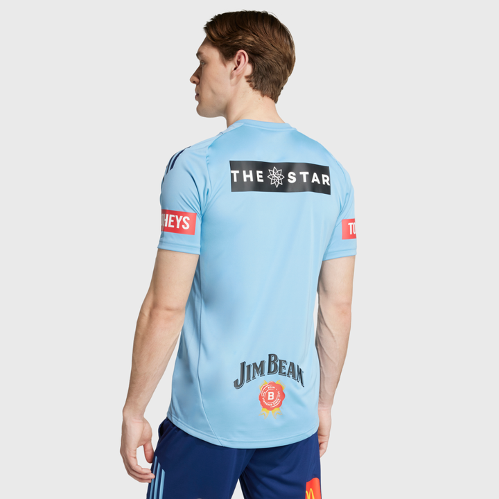 Adidas NSW Rugby League Performance Tee Light Blue - Rugbystuff.com