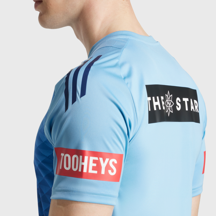 Adidas NSW Rugby League Performance Tee Light Blue - Rugbystuff.com