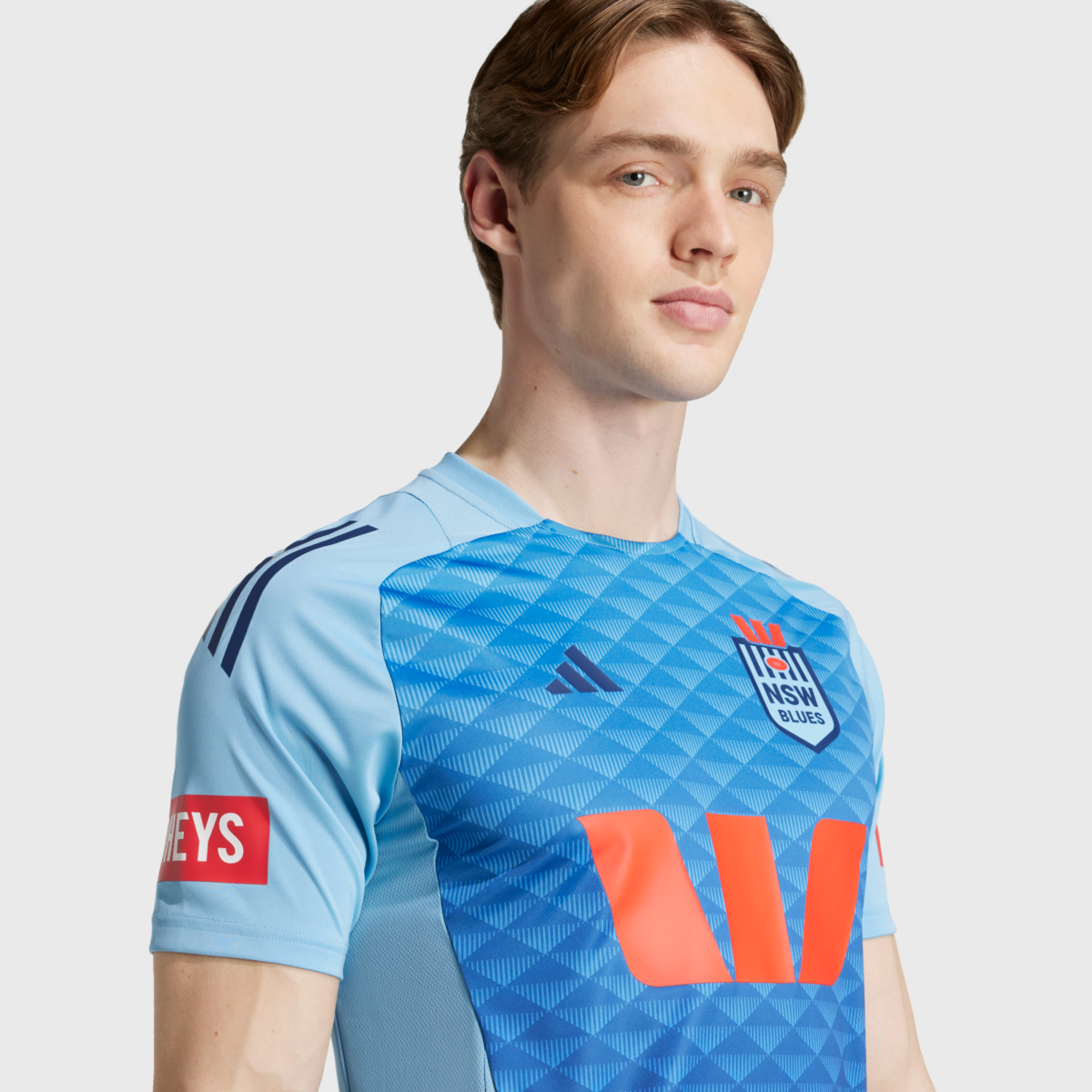 Adidas NSW Rugby League Performance Tee Light Blue - Rugbystuff.com