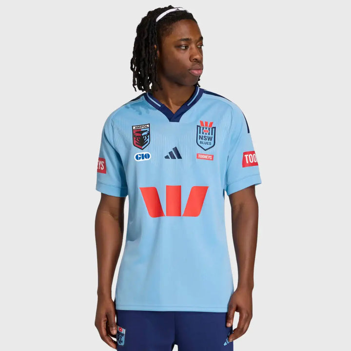 Adidas NSW Blues Rugby League Home Replica Shirt 2026 - Rugbystuff.com