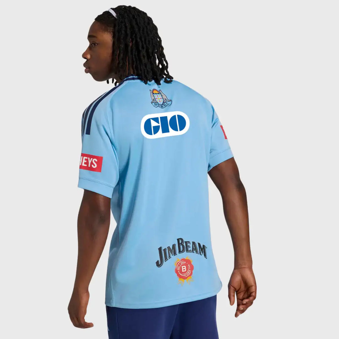 Adidas NSW Blues Rugby League Home Replica Shirt 2026 - Rugbystuff.com