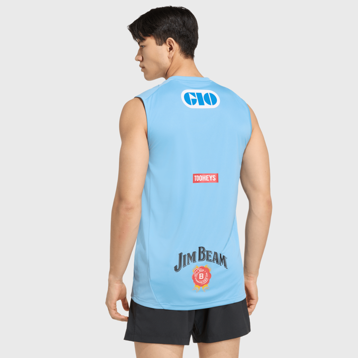 Adidas NSW Rugby League Performance Singlet Light Blue 2026 - Rugbystuff.com