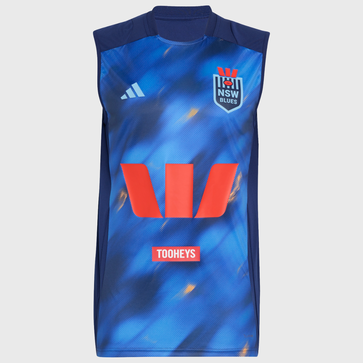 Adidas NSW Rugby League Performance Singlet Dark Blue 2026 - Rugbystuff.com