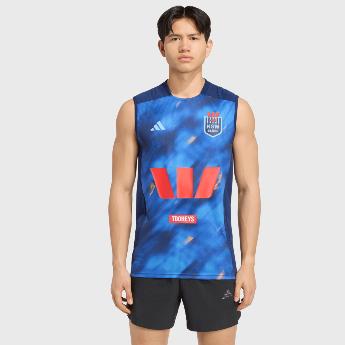 Adidas NSW Rugby League Performance Singlet Dark Blue 2026 - Rugbystuff.com