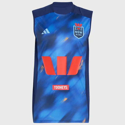 Adidas NSW Rugby League Performance Singlet Dark Blue 2026