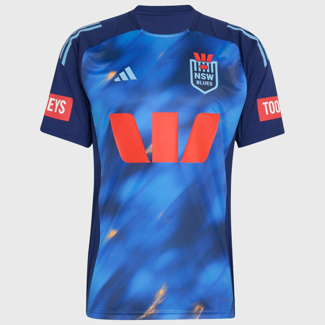 Adidas NSW Rugby League Performance Tee Dark Blue 2026 - Rugbystuff.com