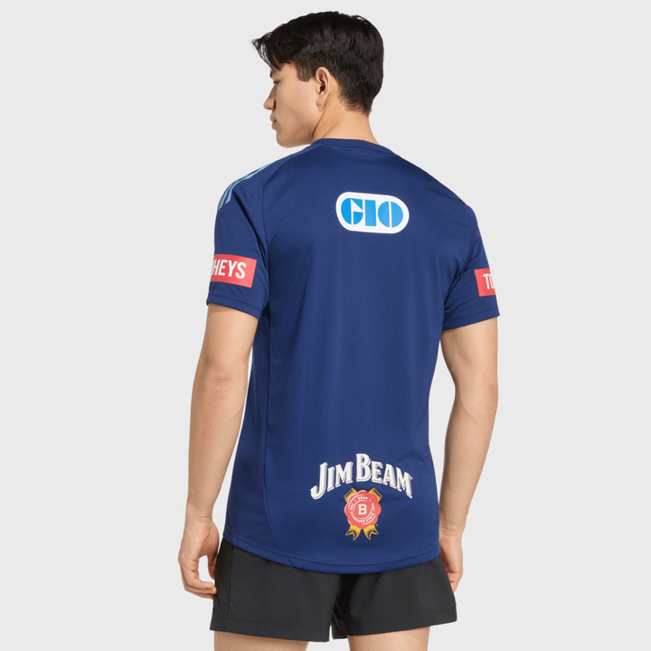 Adidas NSW Rugby League Performance Tee Dark Blue 2026 - Rugbystuff.com