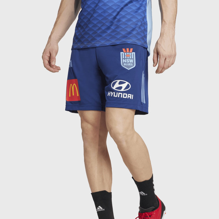 Adidas NSW Rugby League Gym Shorts - Rugbystuff.com