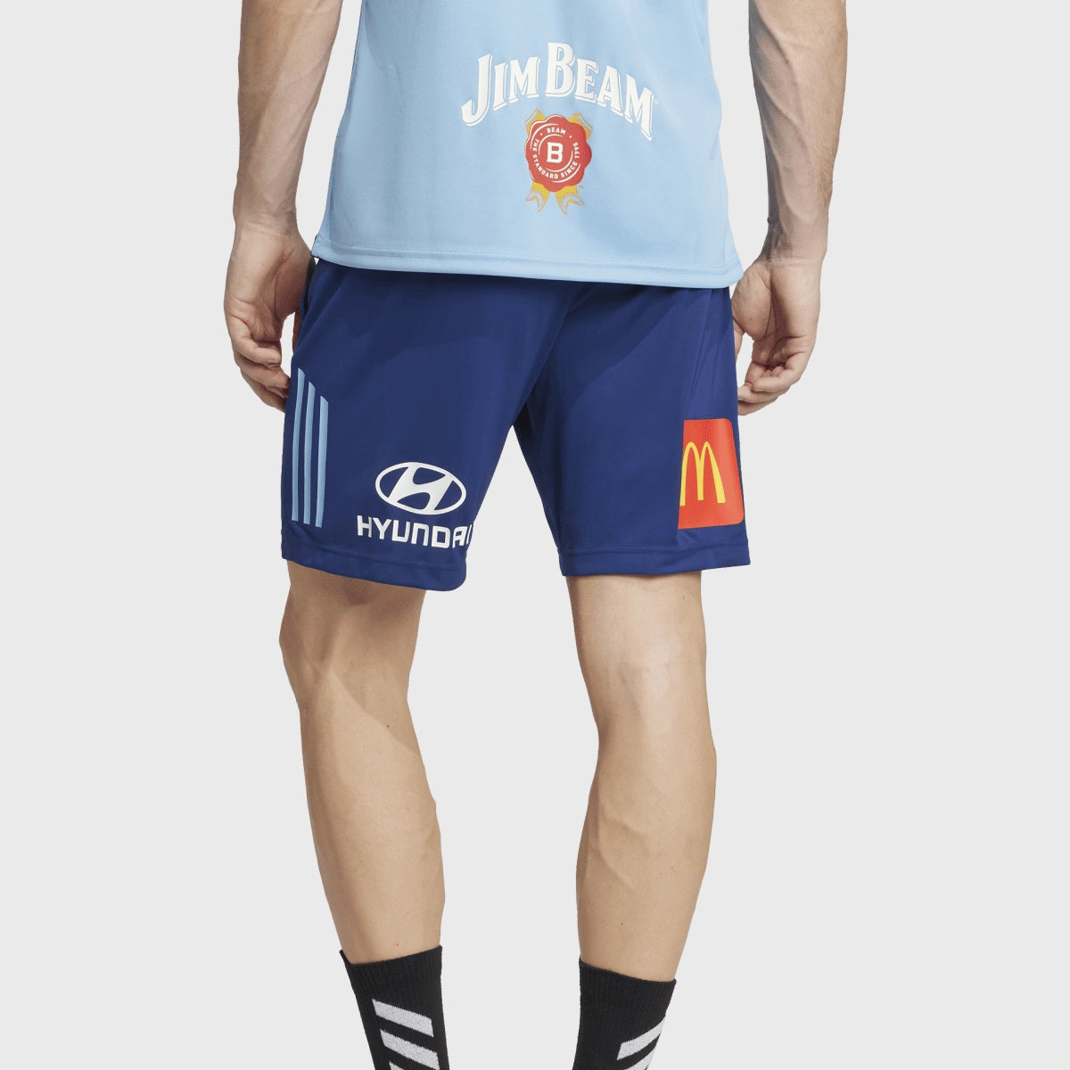 Adidas NSW Rugby League Gym Shorts - Rugbystuff.com