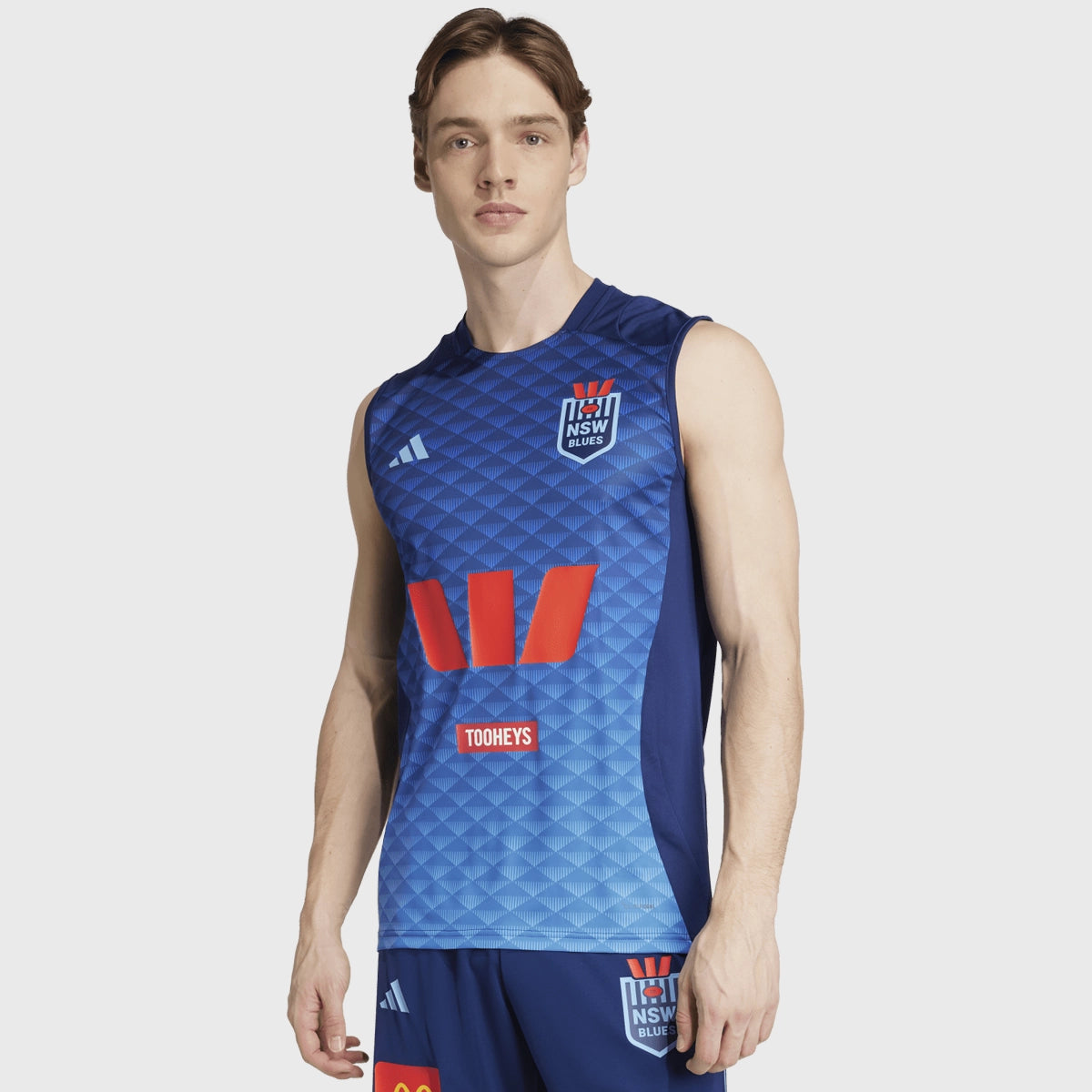 Adidas NSW Rugby League Performance Singlet - Rugbystuff.com