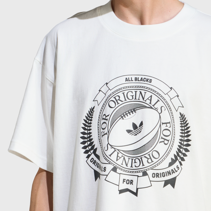 Adidas Originals All Blacks Graphic Tee White