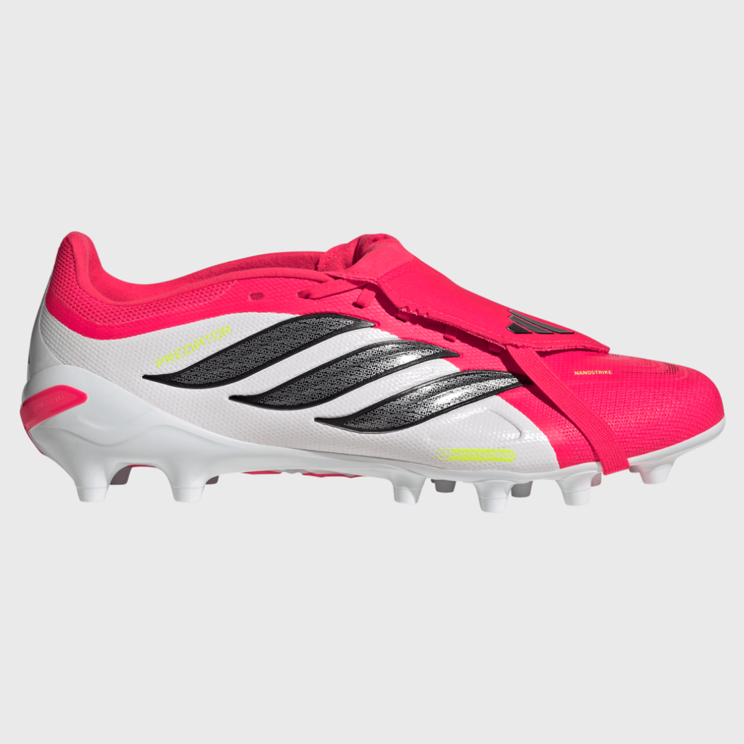 Adidas Predator League AG White/Lucid Red - Rugbystuff.com