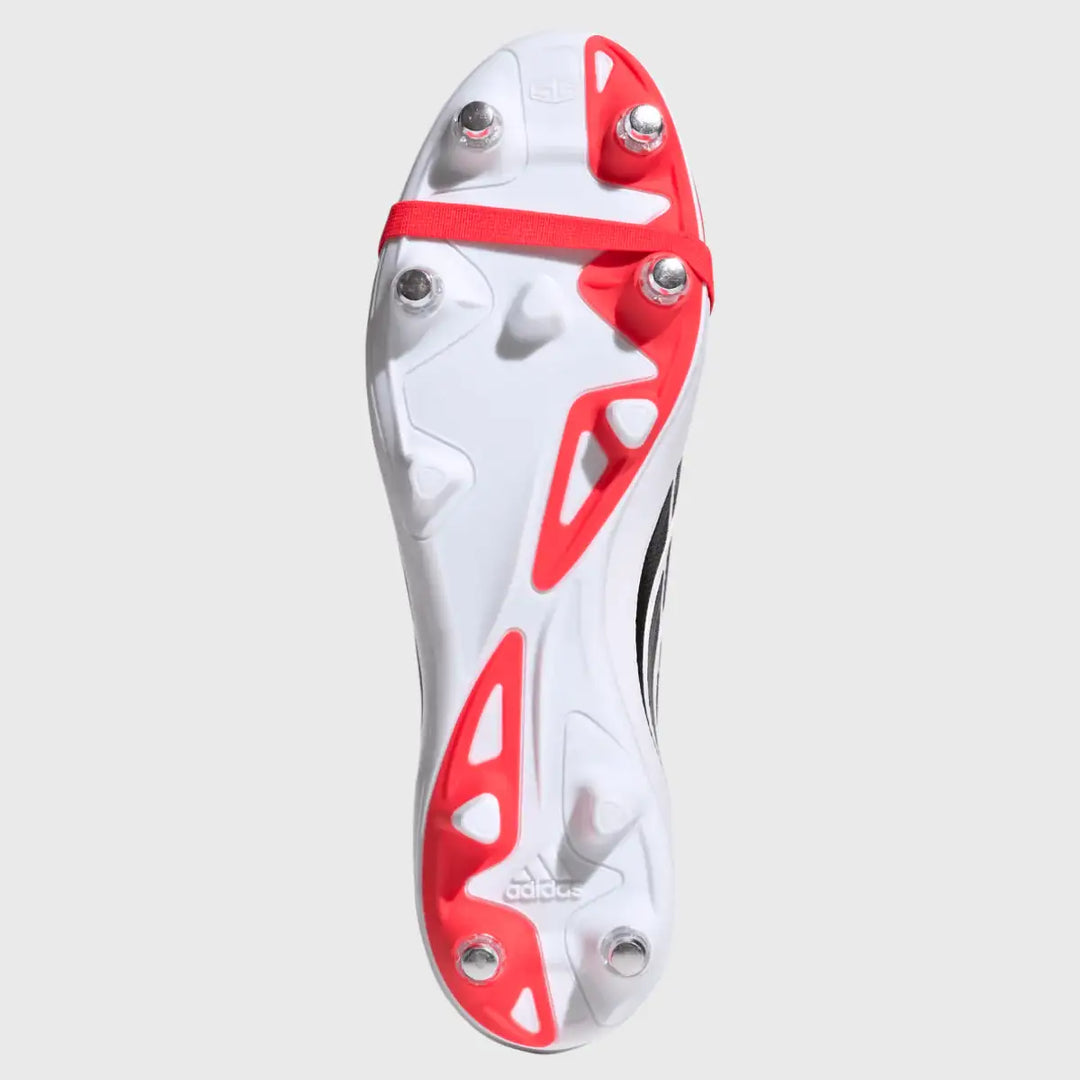 Adidas Predator League SG White/Lucid Red - Rugbystuff.com