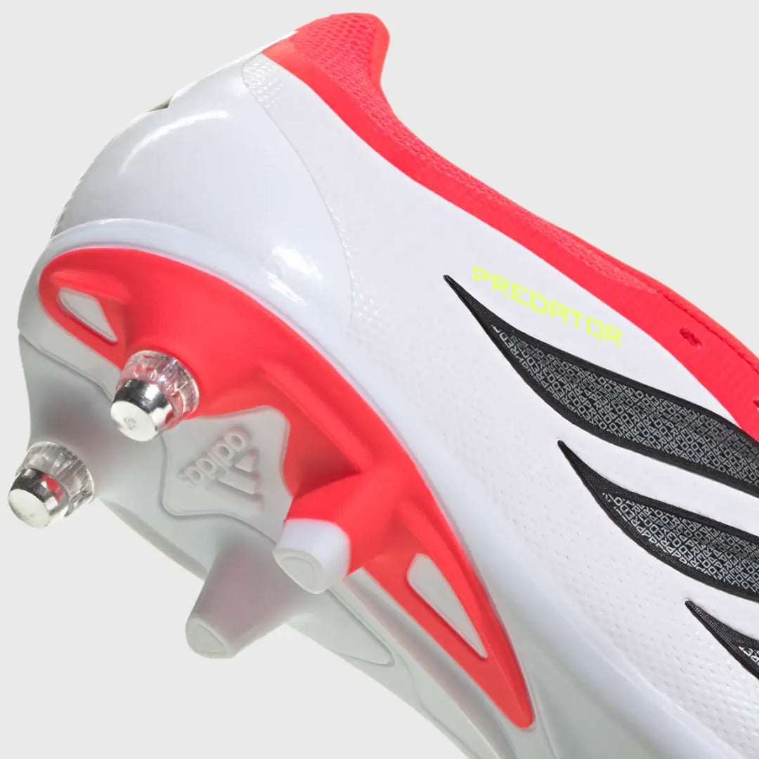 Adidas Predator League SG White/Lucid Red - Rugbystuff.com