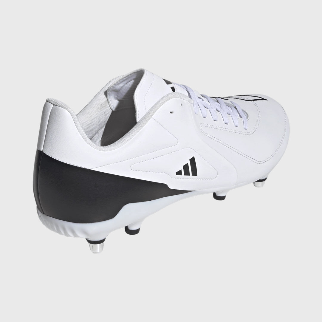 Adidas RS-15 Elite SG Rugby Boots White - Rugbystuff.com