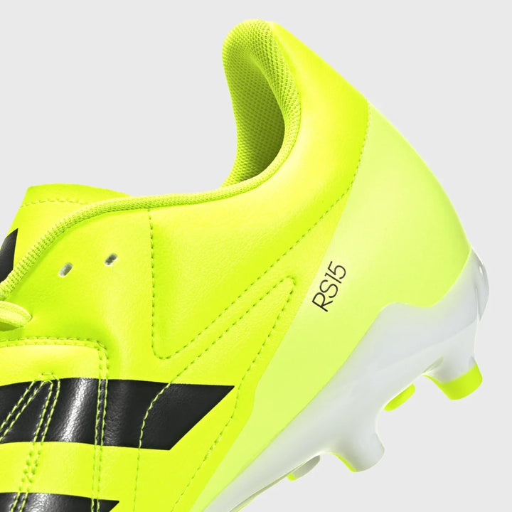Adidas RS-15 FG Rugby Boots Hi-Res Yellow - Rugbystuff.com