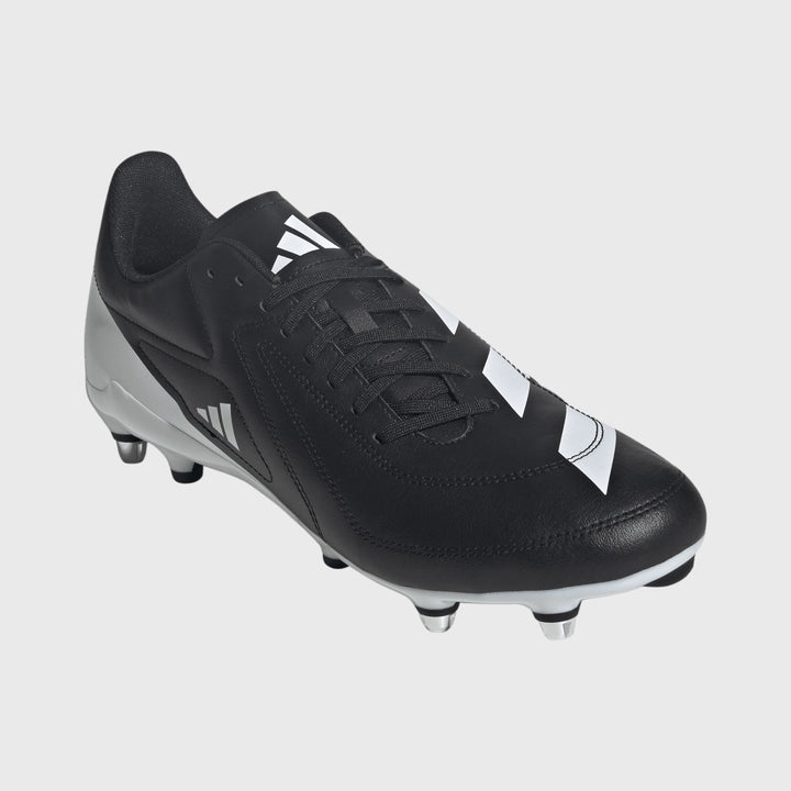 Adidas RS-15 SG Rugby Boots Black/White - Rugbystuff.com