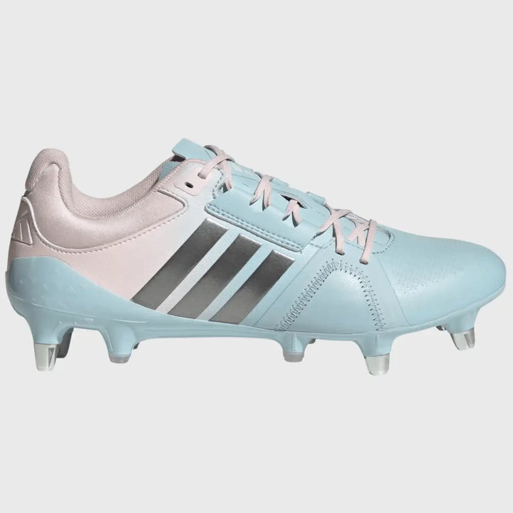 Adidas RS15 Avaglide SG Women's Rugby Boots Ice Blue - Rugbystuff.com