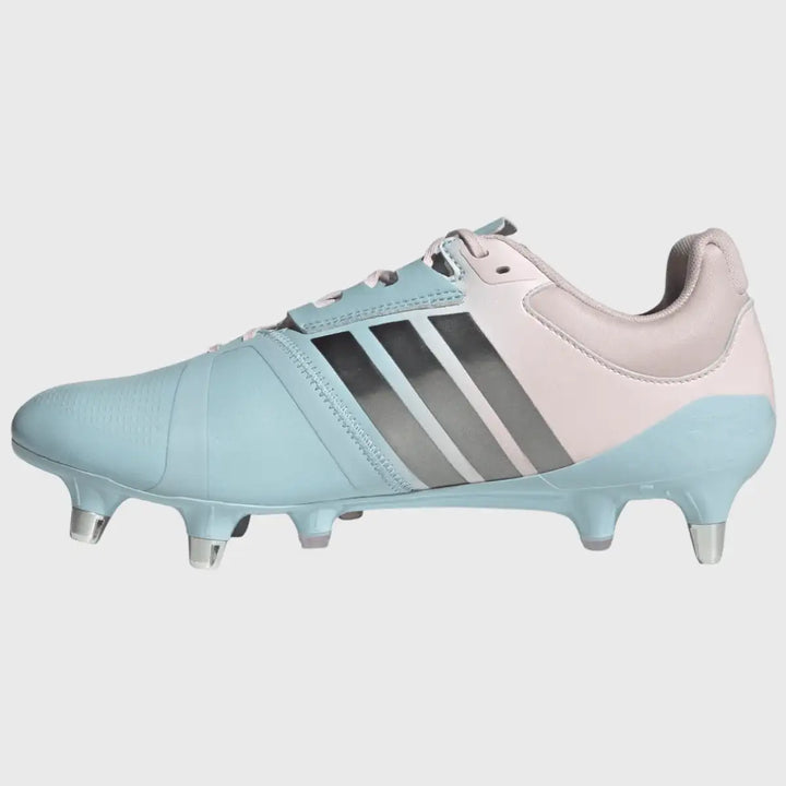 Adidas RS15 Avaglide SG Women's Rugby Boots Ice Blue - Rugbystuff.com