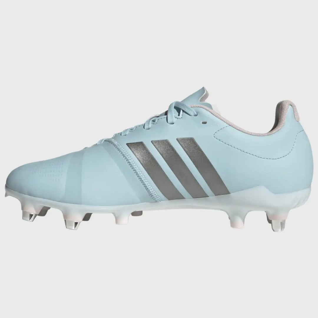 Adidas RS15 Avaglide Rise SG Women's Rugby Boots Ice Blue - Rugbystuff.com