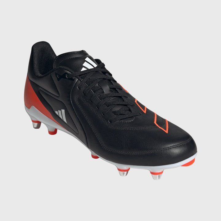 Adidas RS-15 Elite SG Rugby Boots Black/Red - Rugbystuff.com
