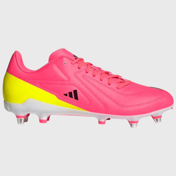 Adidas RS-15 SG Rugby Boots Solar Turbo Pink - Rugbystuff.com
