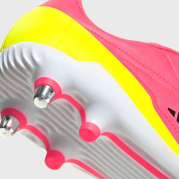 Adidas RS-15 SG Rugby Boots Solar Turbo Pink - Rugbystuff.com