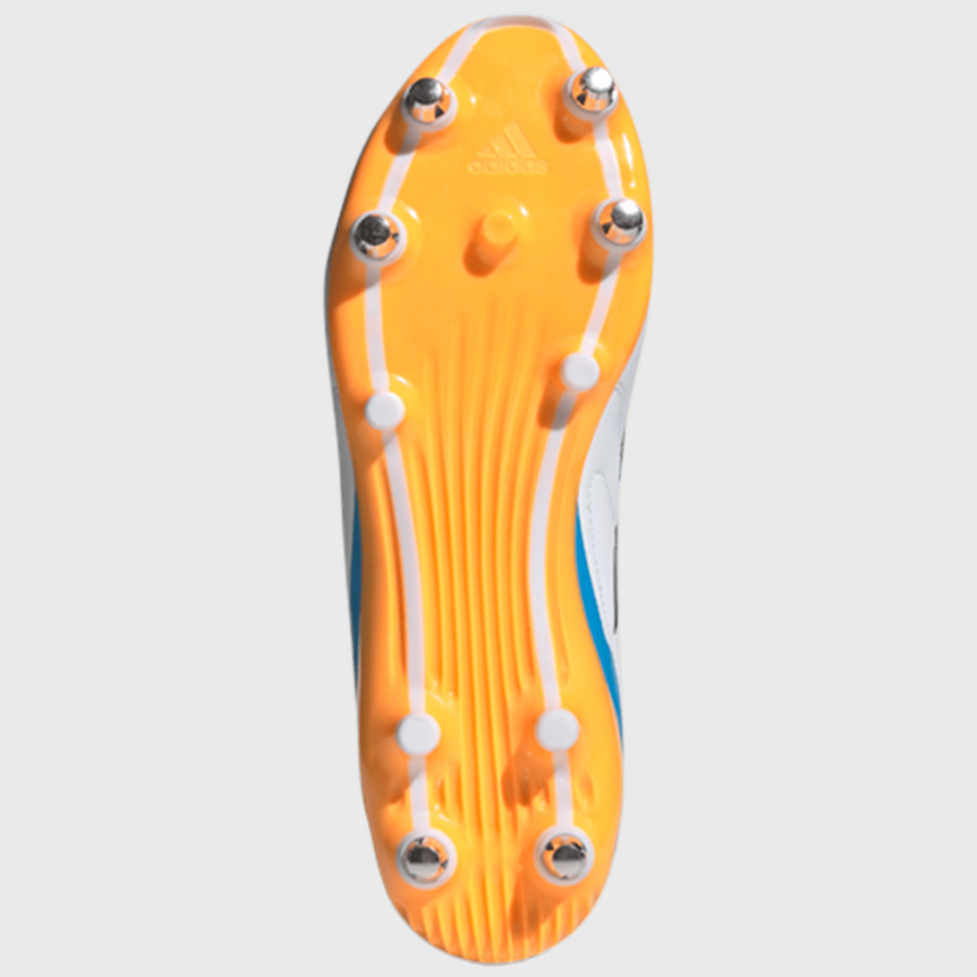 Adidas RS-15 SG Rugby Boots White/Orange/Blue