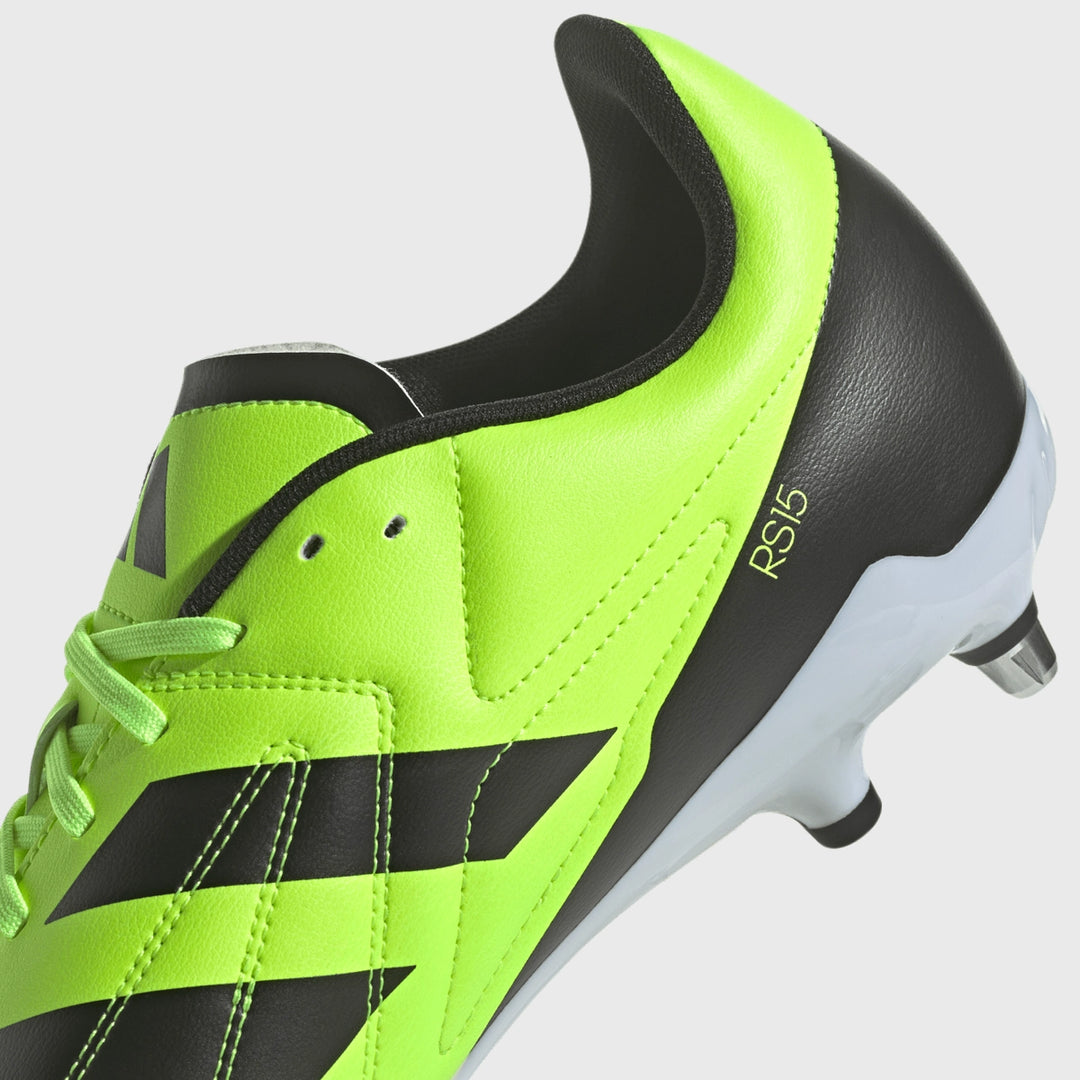 Adidas RS-15 SG Rugby Boots Lucid Lemon/Black/White - Rugbystuff.com