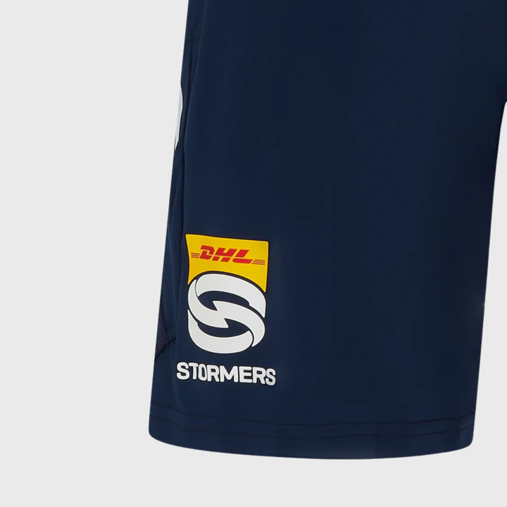 Adidas Stormers Gym Shorts Navy 2025/26 - Rugbystuff.com