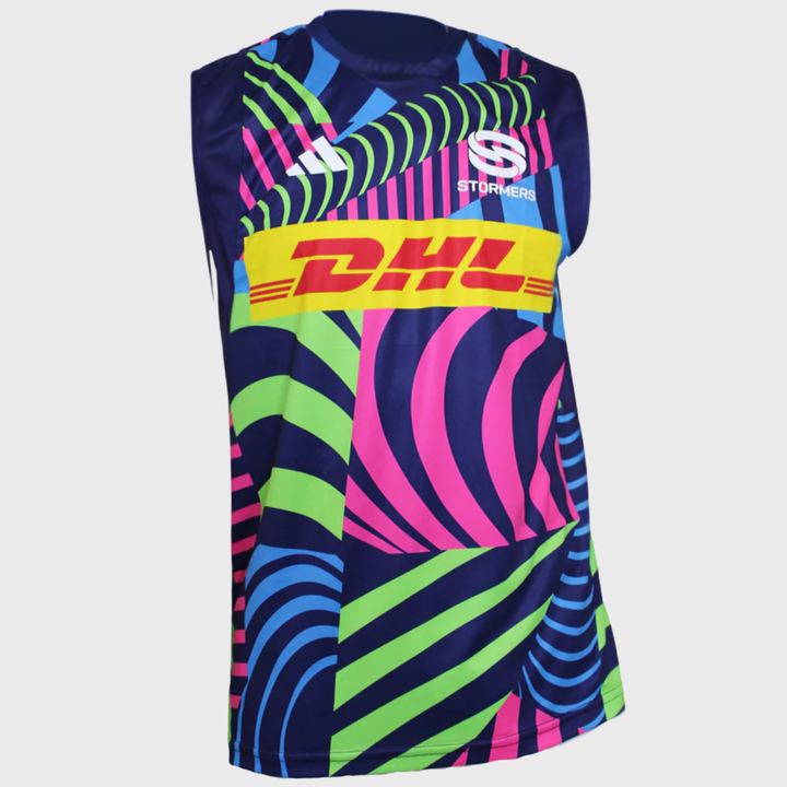 Adidas Stormers Singlet Navy/Pink/Green 2025/26