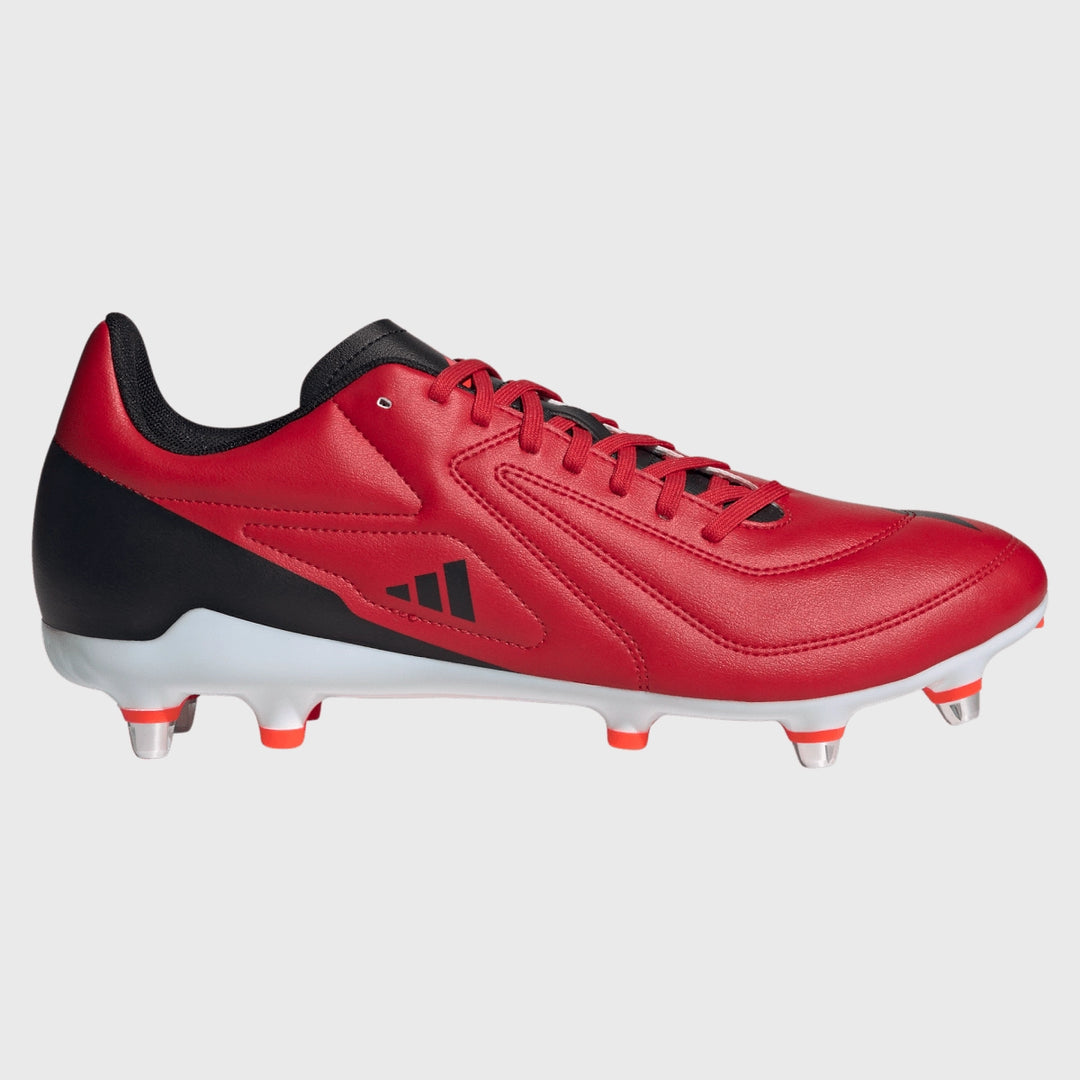 Adidas RS-15 SG Rugby Boots Red/Black - Rugbystuff.com