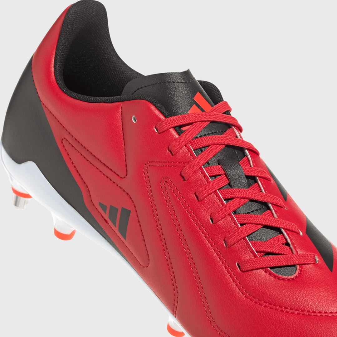 Adidas RS-15 SG Rugby Boots Red/Black - Rugbystuff.com