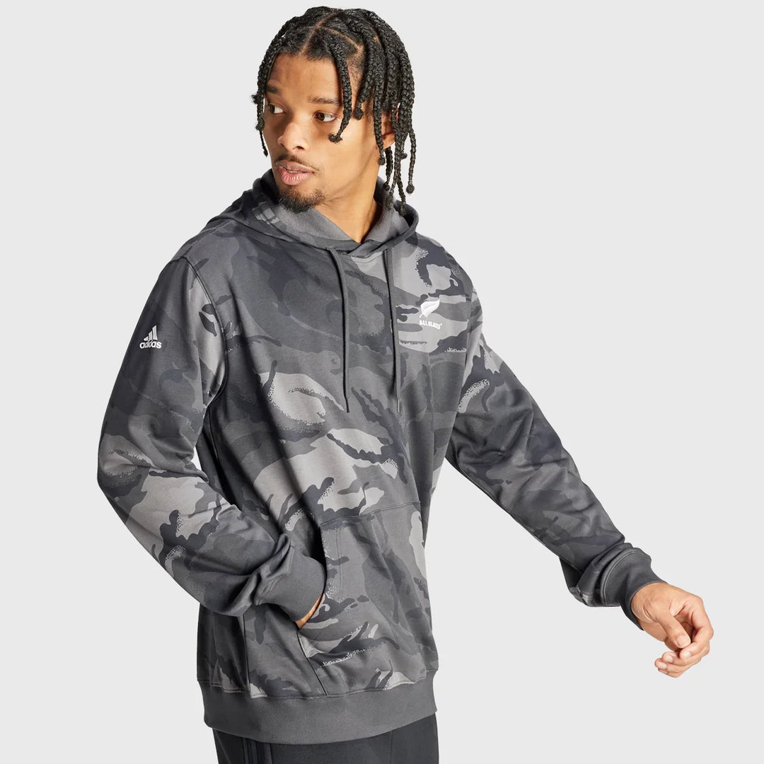 Adidas black camo hoodie sales